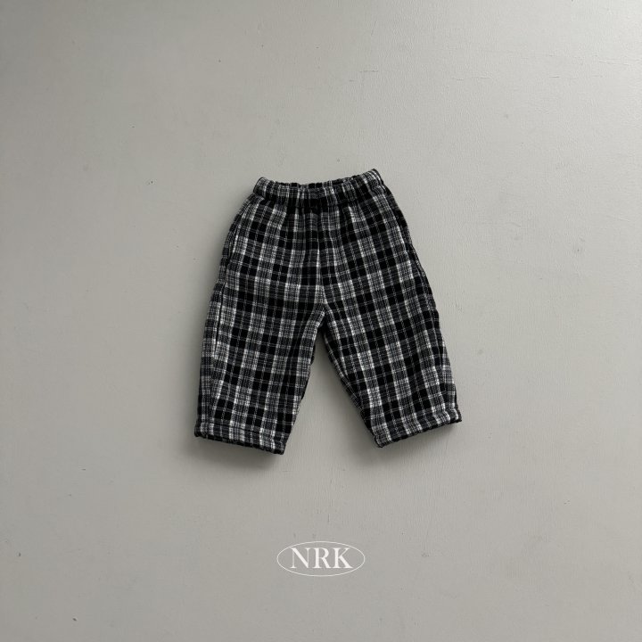 Nrk - Korean Children Fashion - #designkidswear - Check Fleece Pants - 10