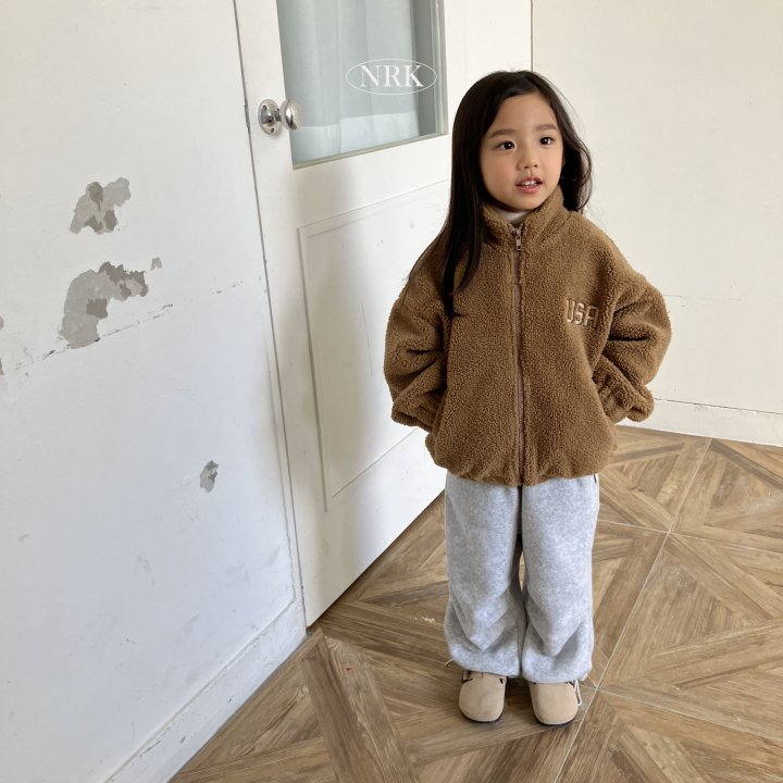 Nrk - Korean Children Fashion - #designkidswear - Brushed Terry Beams Pants - 9