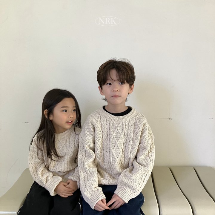 Nrk - Korean Children Fashion - #discoveringself - Fisherman Knit
