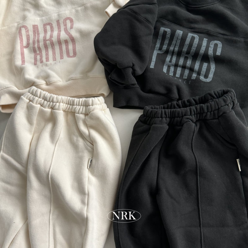 Nrk - Korean Children Fashion - #fashionkids - Fleece Paris Set - 12