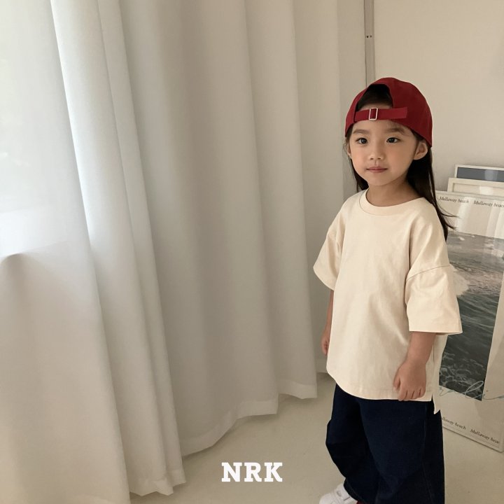 Nrk - Korean Children Fashion - #fashionkids - Sturdy Side-slit Tee - 3