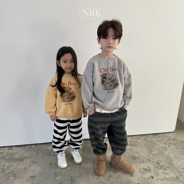 Nrk - Korean Children Fashion - #fashionkids - Brushed Brain Stripe Joggers - 9