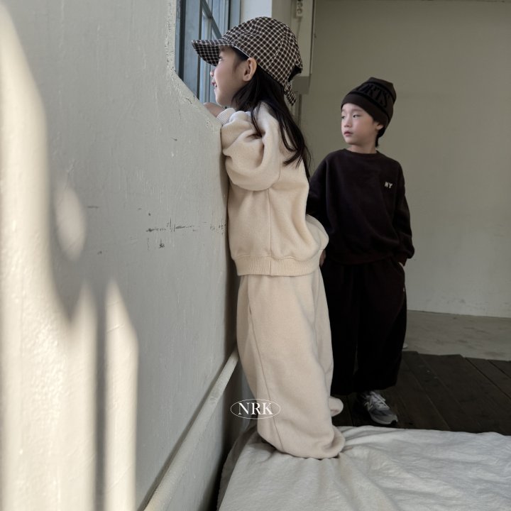 Nrk - Korean Children Fashion - #kidsshorts - Fleece Set - 9