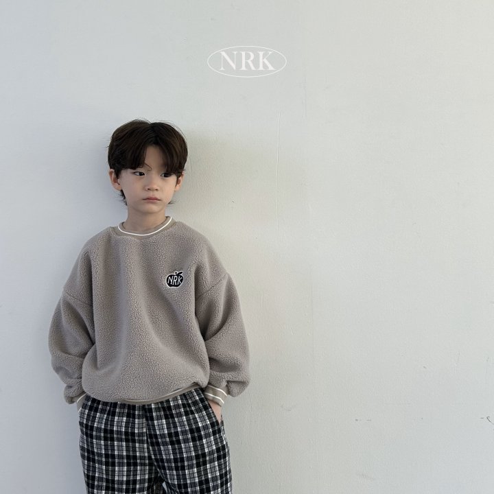Nrk - Korean Children Fashion - #kidsshorts - Apple Fleece Sweatshirt - 6