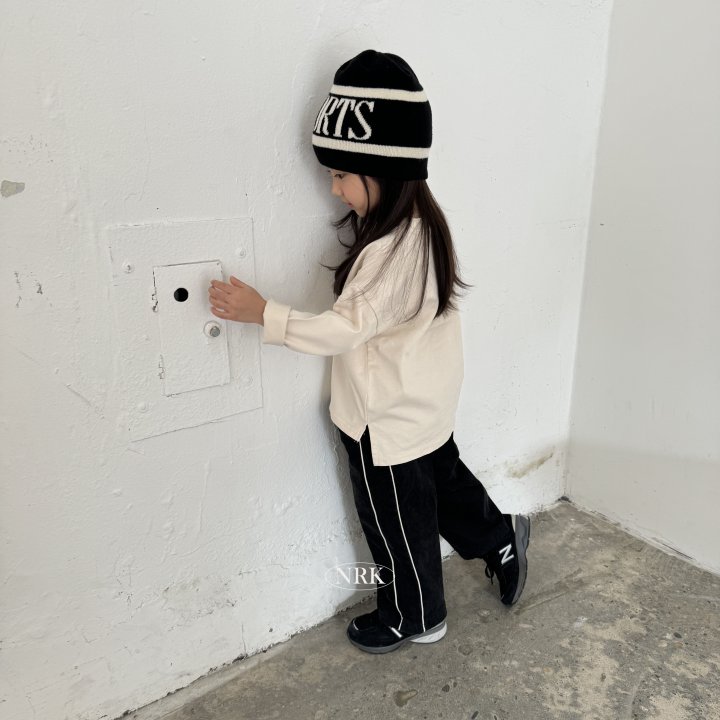 Nrk - Korean Children Fashion - #kidsshorts - Basic Side-slit Tee - 5