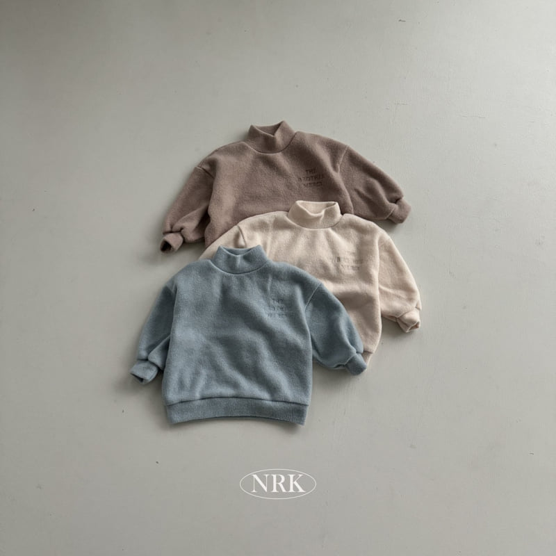 Nrk - Korean Children Fashion - #kidsstore - Brushed Turtleneck Sweatshirt - 8