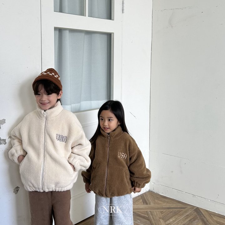 Nrk - Korean Children Fashion - #kidsstore - Bear Zip-up