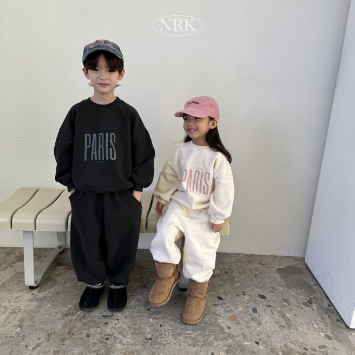 Nrk - Korean Children Fashion - #littlefashionista - Fleece Paris Set