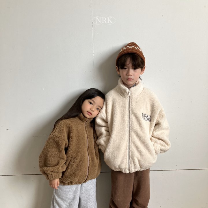 Nrk - Korean Children Fashion - #Kfashion4kids - Bear Zip-up - 4