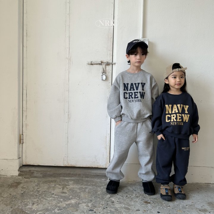 Nrk - Korean Children Fashion - #minifashionista - Fleece New York Set
