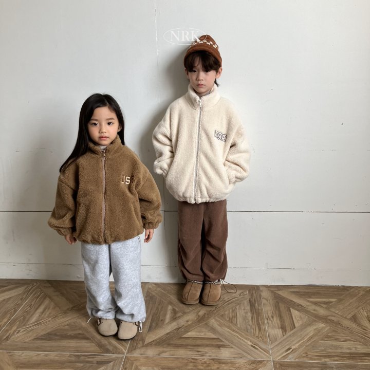 Nrk - Korean Children Fashion - #magicofchildhood - Brushed Terry Beams Pants - 4