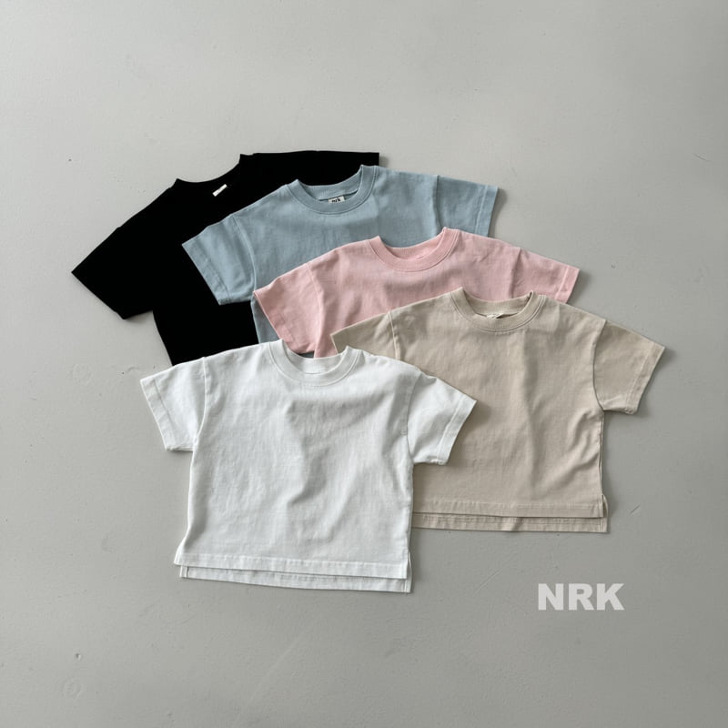 Nrk - Korean Children Fashion - #prettylittlegirls - Sturdy Side-slit Tee - 11