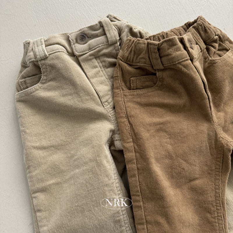 Nrk - Korean Children Fashion - #prettylittlegirls - Brushed Corduroy Span Pants - 10