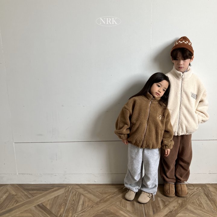Nrk - Korean Children Fashion - #prettylittlegirls - Brushed Terry Beams Pants - 5