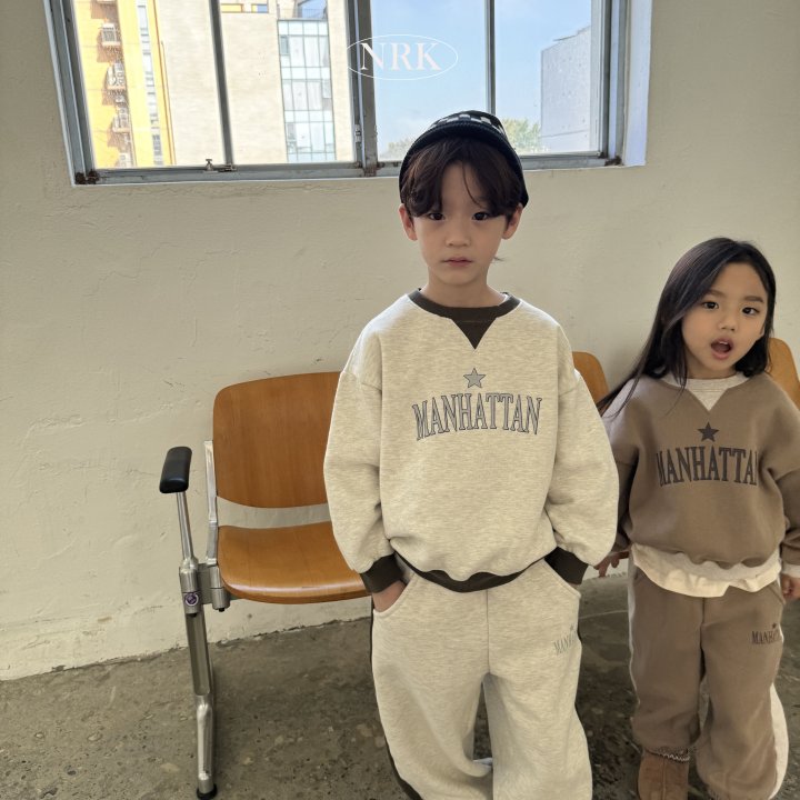 Nrk - Korean Children Fashion - #stylishchildhood - Fleece Two-tone Triangle Set - 6