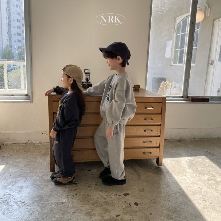 Nrk - Korean Children Fashion - #todddlerfashion - Fleece New York Set - 3
