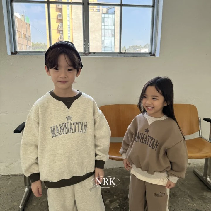 Nrk - Korean Children Fashion - #toddlerclothing - Fleece Two-tone Triangle Set - 5