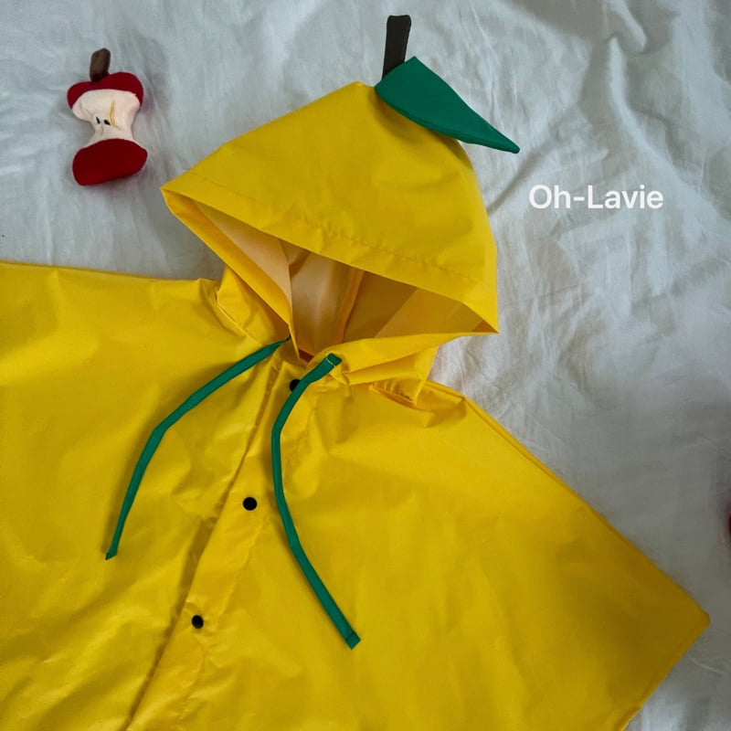 Oh lavie - Korean Baby Fashion - #babyfever - Apple Raincoat - 5