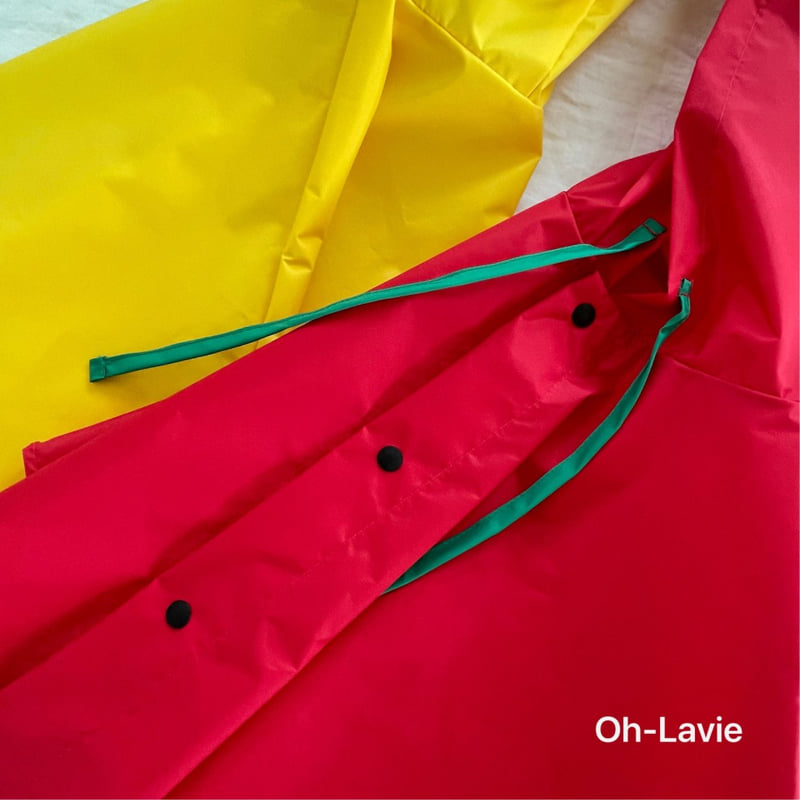 Oh lavie - Korean Baby Fashion - #babyoninstagram - Apple Raincoat - 8