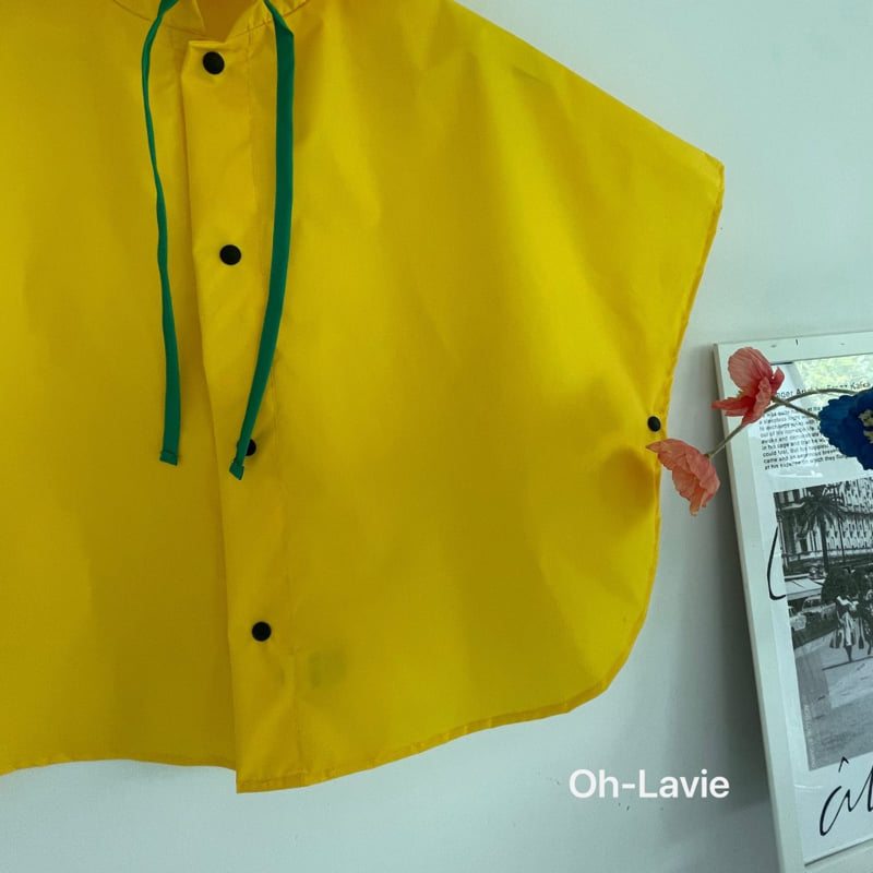 Oh lavie - Korean Baby Fashion - #babyootd - Apple Raincoat - 9
