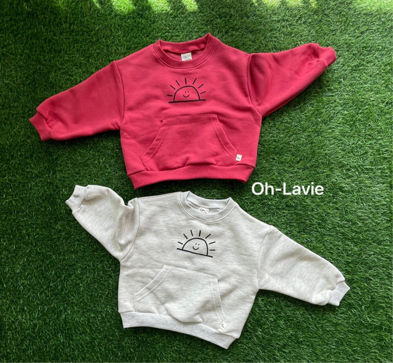 Oh lavie - Korean Children Fashion - #childrensboutique - Sun Pocket Sweatshirt