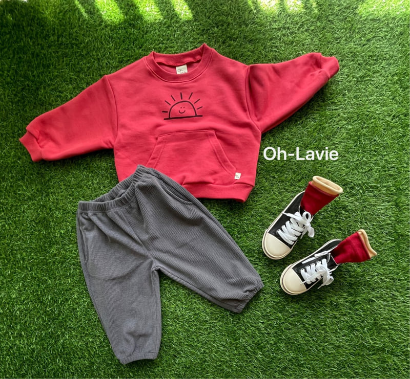 Oh lavie - Korean Children Fashion - #designkidswear - Sun Pocket Sweatshirt - 2
