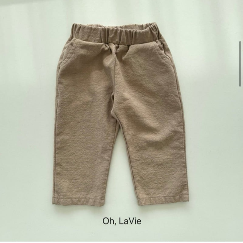 Oh lavie - Korean Children Fashion - #designkidswear - Dobby Cotton Pants - 4