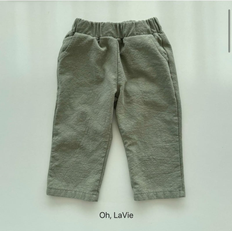 Oh lavie - Korean Children Fashion - #fashionkids - Dobby Cotton Pants - 5
