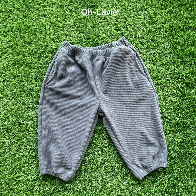 Oh lavie - Korean Children Fashion - #fashionkids - Corduroy Span Jogger Pants - 3