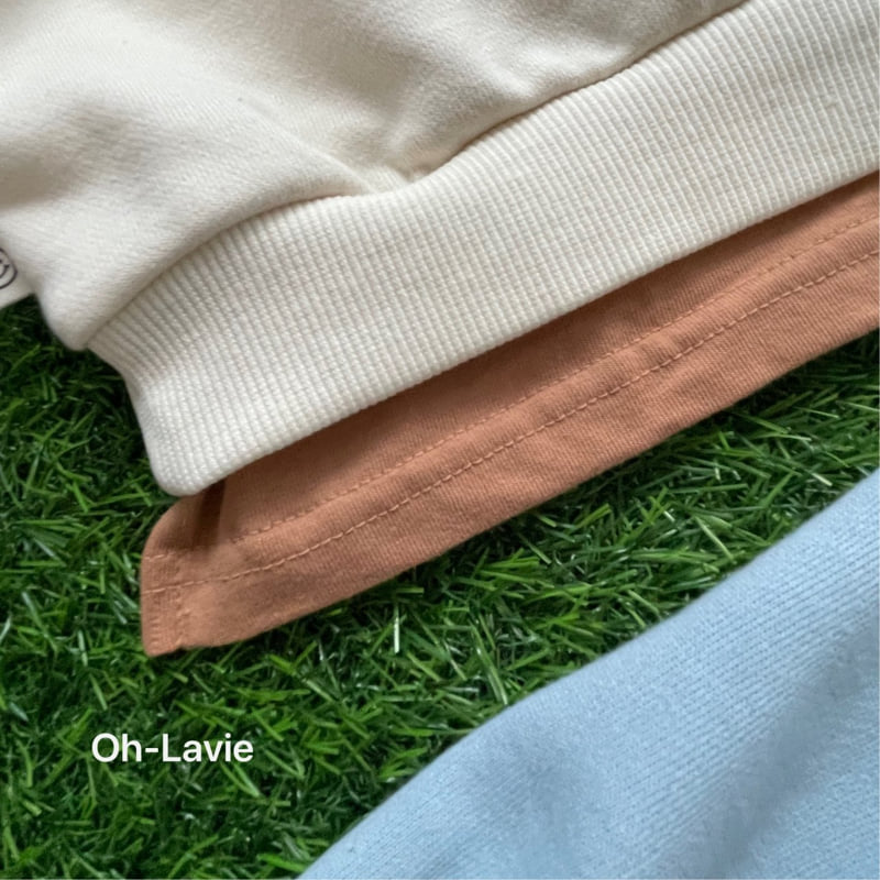 Oh lavie - Korean Children Fashion - #kidsshorts - Bread Layered Sweatshirt - 9