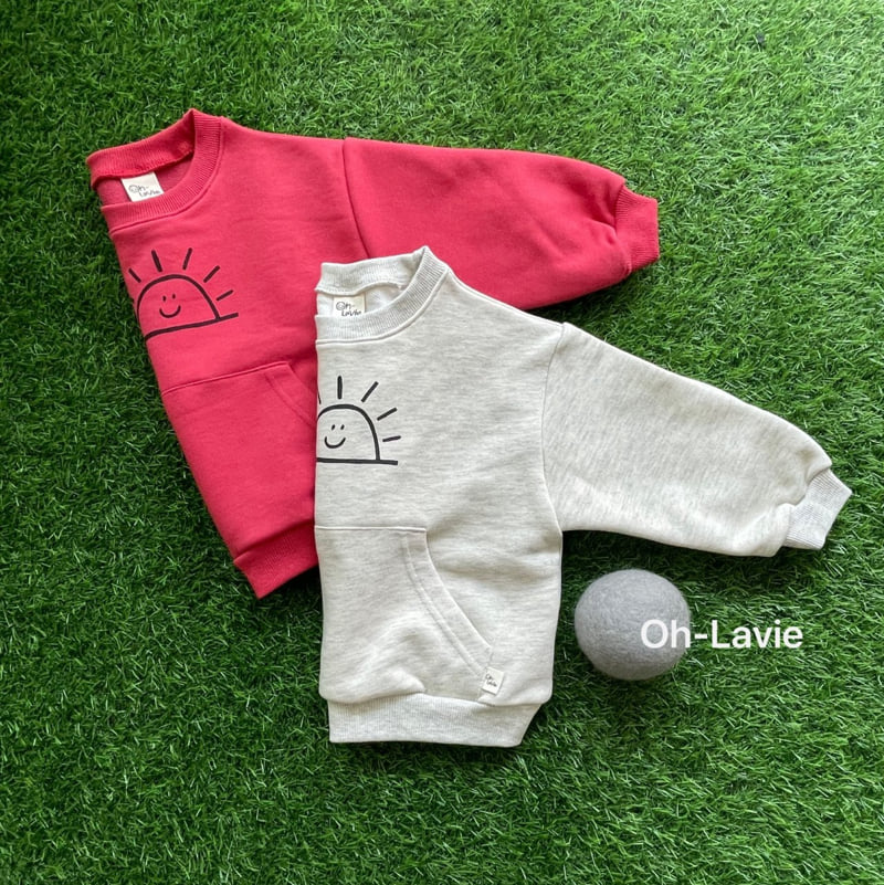 Oh lavie - Korean Children Fashion - #kidsshorts - Sun Pocket Sweatshirt - 5