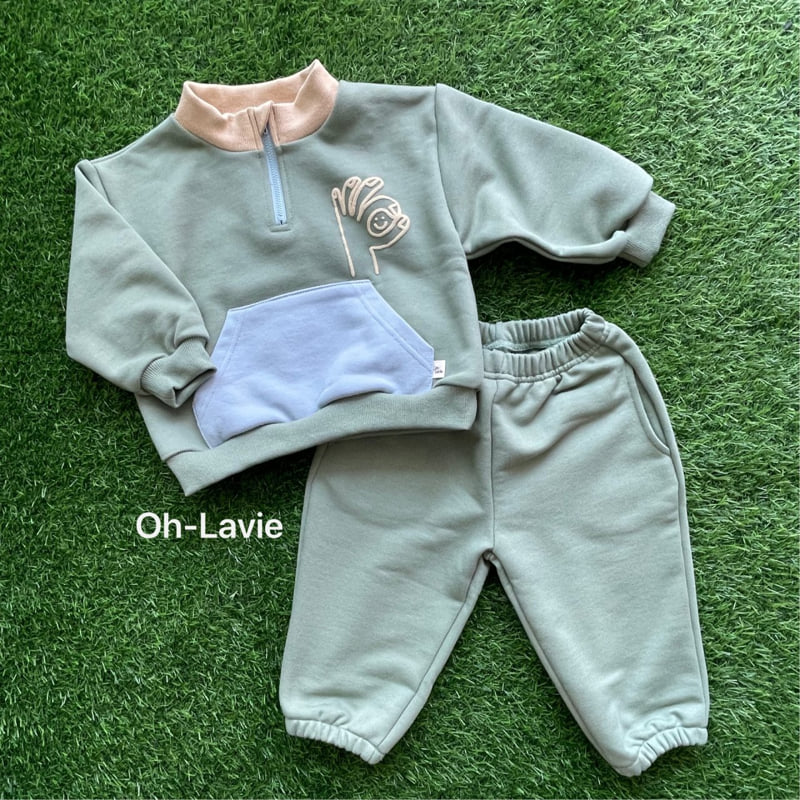 Oh lavie - Korean Children Fashion - #kidsshorts - Okay Smile Set - 2