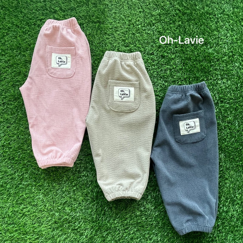 Oh lavie - Korean Children Fashion - #kidsstore - Corduroy Span Jogger Pants - 5