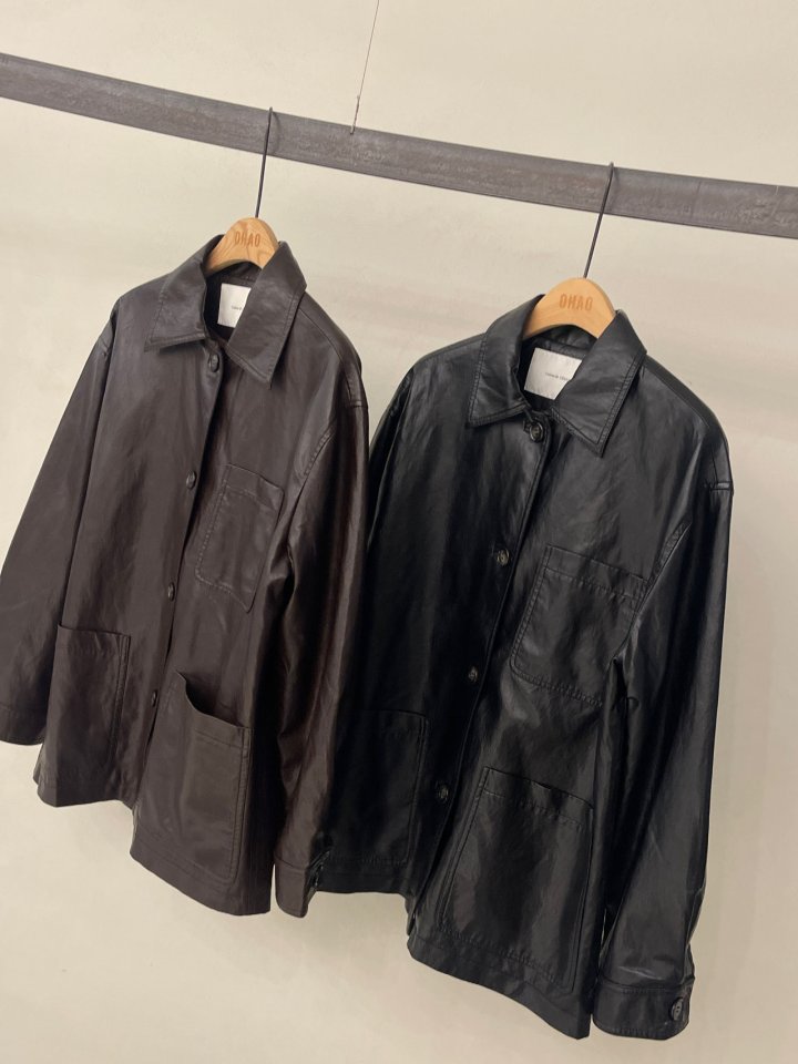 Ohao - Korean Women Fashion - #momslook - Grab Jacket - 2