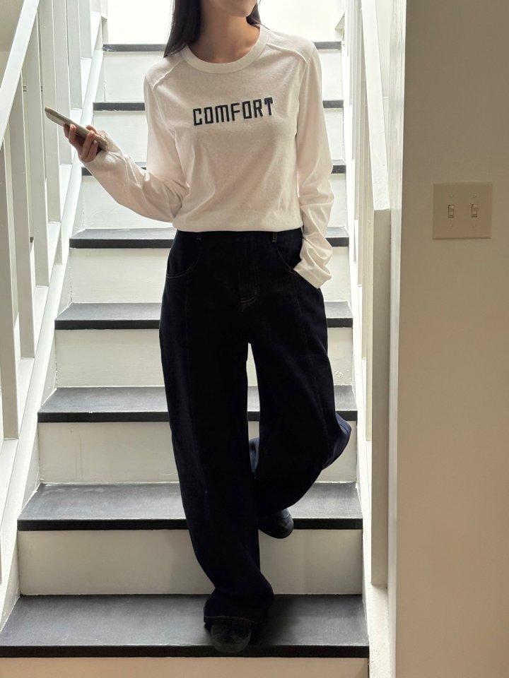 Ohao - Korean Women Fashion - #momslook - Comfort Tee - 3
