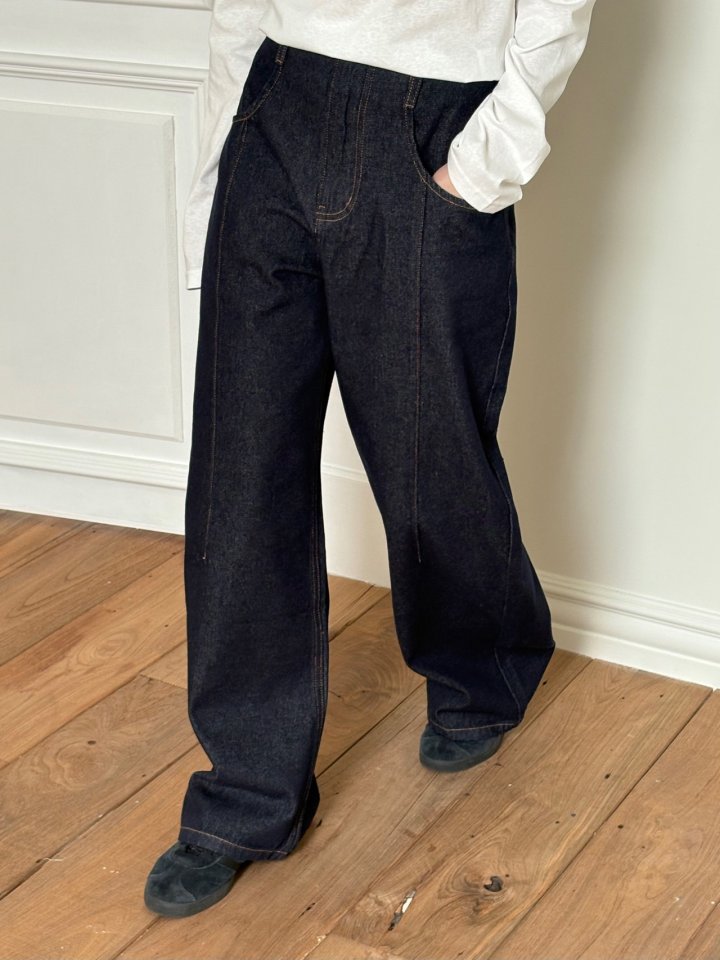 Ohao - Korean Women Fashion - #momslook - Raw Denim Pants - 7