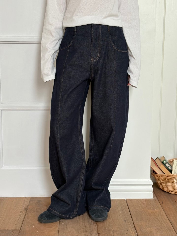 Ohao - Korean Women Fashion - #momslook - Raw Denim Pants - 8