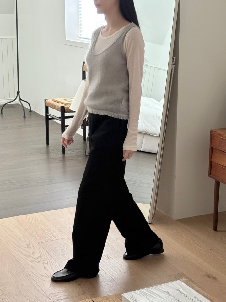 Ohao - Korean Women Fashion - #momslook - French Knit - 2