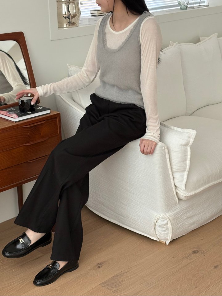 Ohao - Korean Women Fashion - #momslook - French Knit - 5