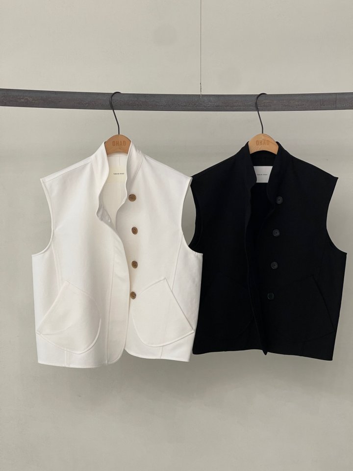 Ohao - Korean Women Fashion - #momslook - Comma Vest