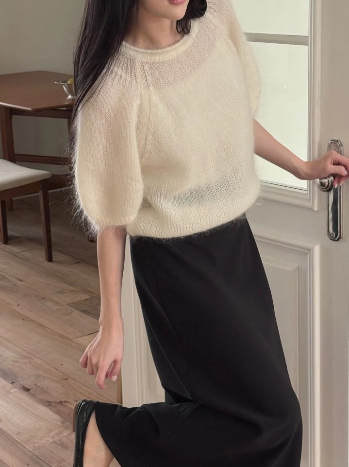 Ohao - Korean Women Fashion - #romanticstyle - Gleap Knit - 5