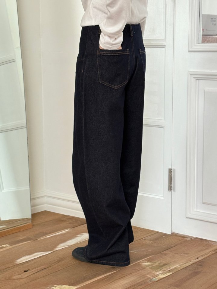 Ohao - Korean Women Fashion - #vintageinspired - Raw Denim Pants - 10