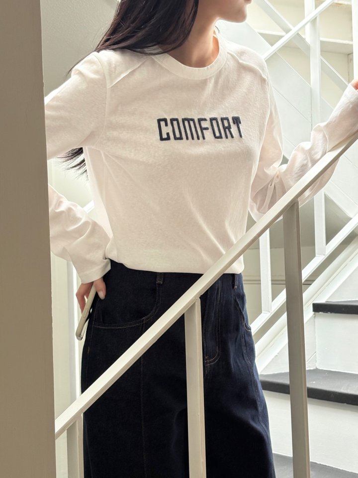 Ohao - Korean Women Fashion - #womensfashion - Comfort Tee - 2
