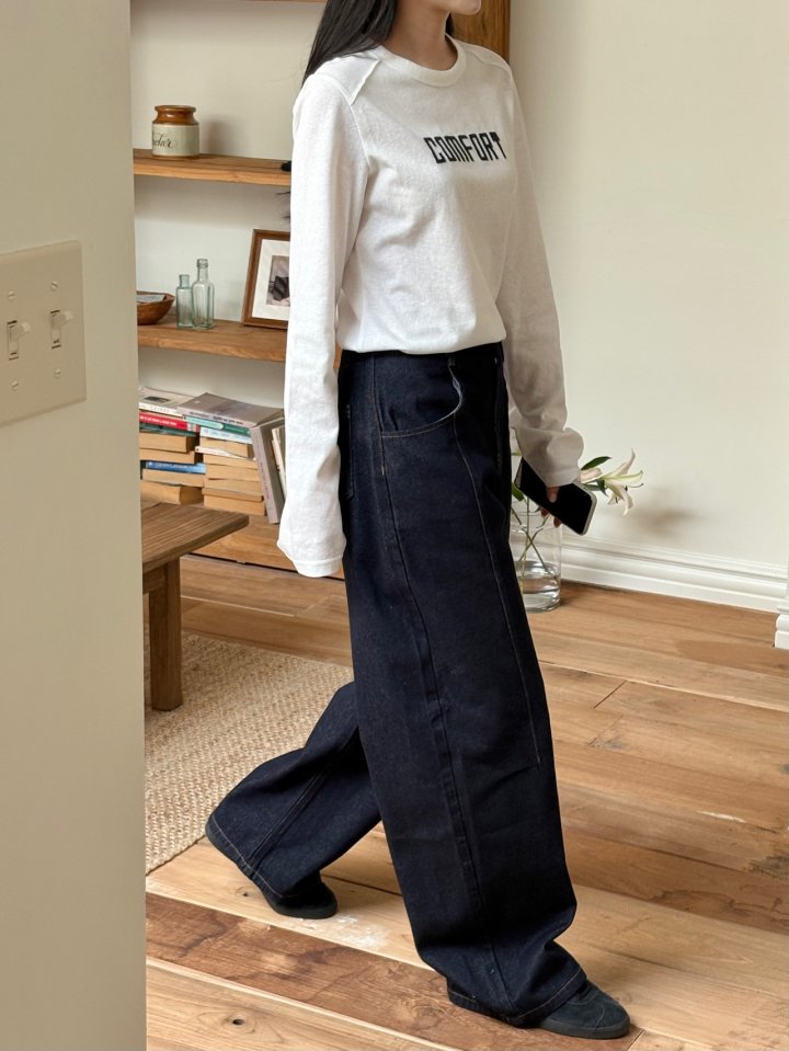 Ohao - Korean Women Fashion - #momslook - Comfort Tee - 4
