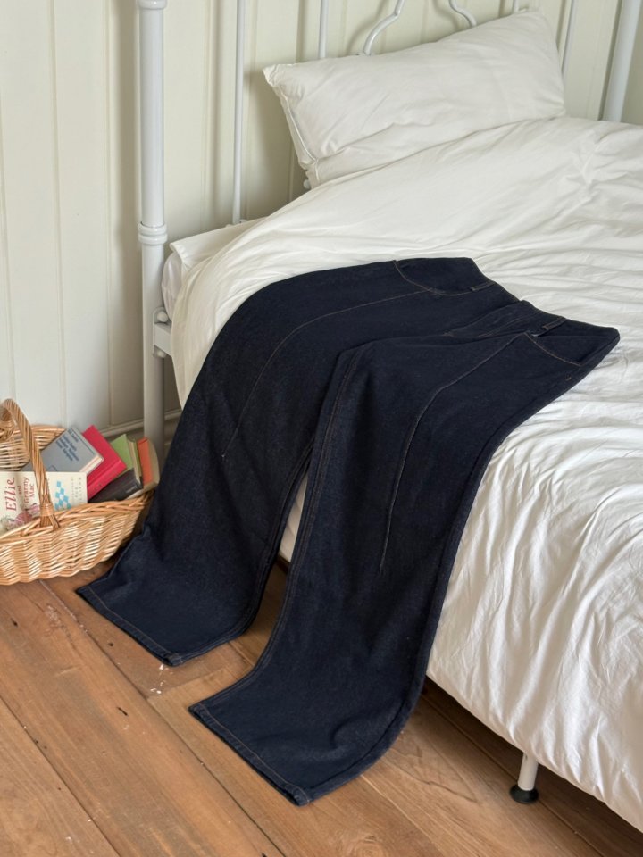 Ohao - Korean Women Fashion - #womensfashion - Raw Denim Pants