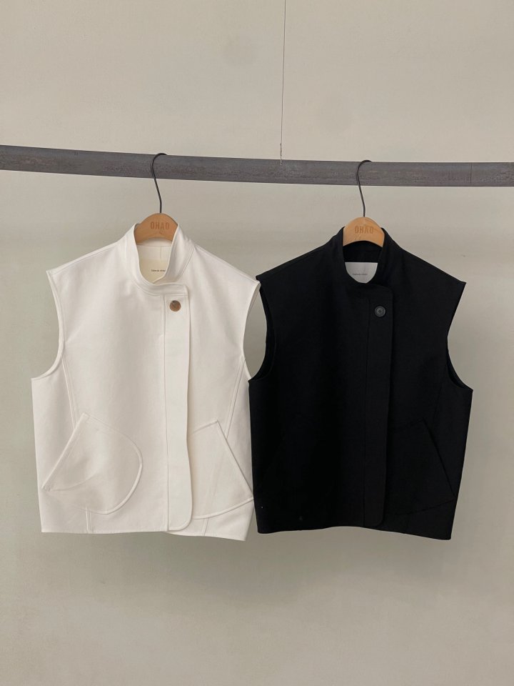 Ohao - Korean Women Fashion - #womensfashion - Comma Vest - 2