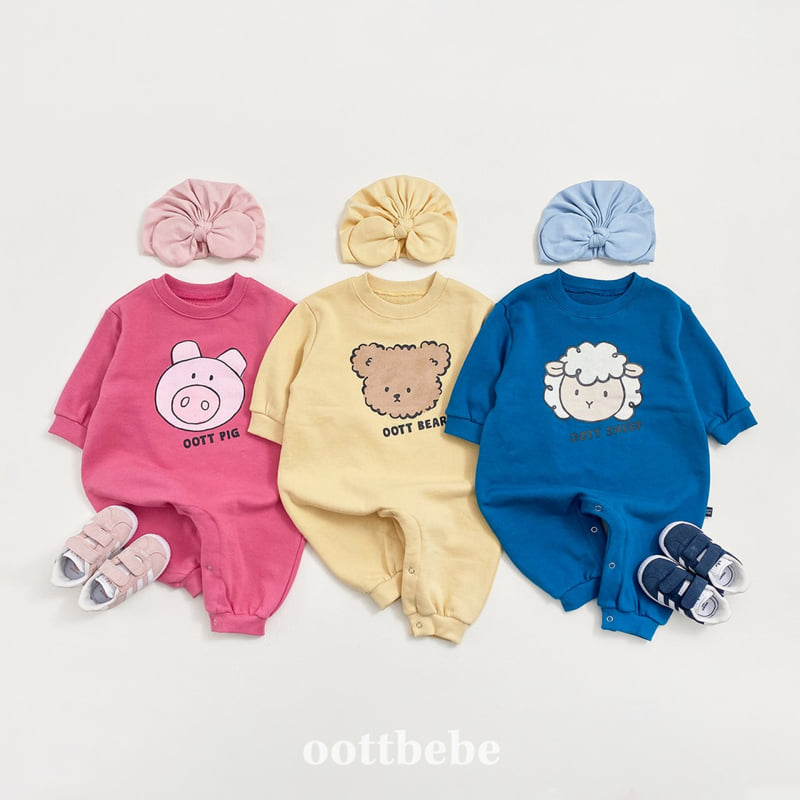 Oott Bebe - Korean Baby Fashion - #babyboutique - Friends Full Bodysuit