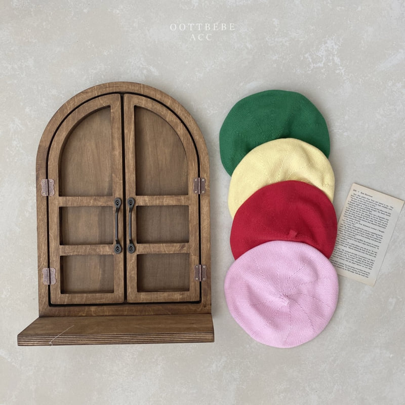 Oott Bebe - Korean Baby Fashion - #babyboutiqueclothing - Color Beret - 2