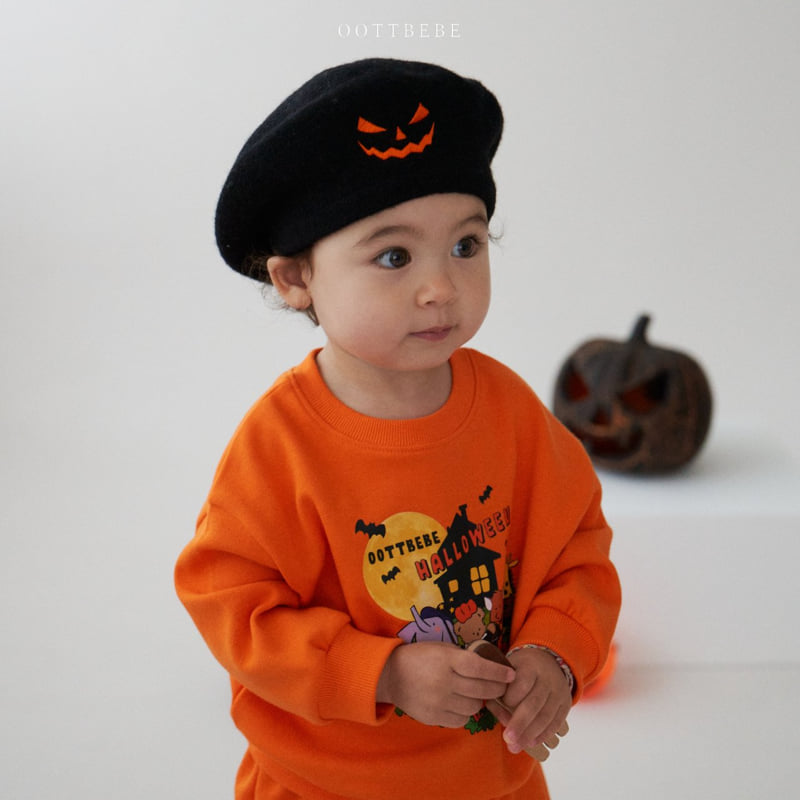 Oott Bebe - Korean Baby Fashion - #babyboutiqueclothing - Pumpkin Top Bottom Set - 5
