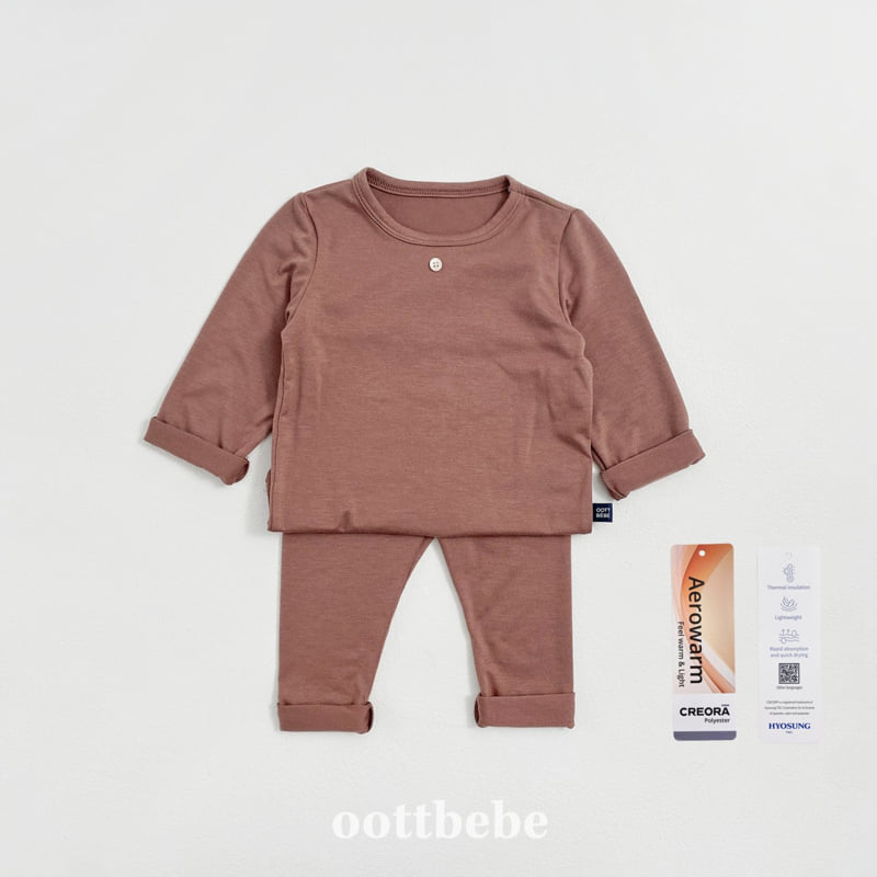 Oott Bebe - Korean Baby Fashion - #babyboutiqueclothing - Retro Staycation Easywear Set - 6
